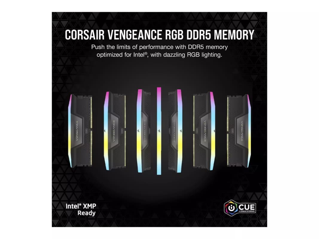 Corsair 32GB 6000MHz DDR5 Vengeance RGB 3.0 (2x16)