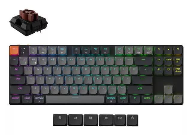 Keychron K1 Wireless RGB, Black, K1X-B3
