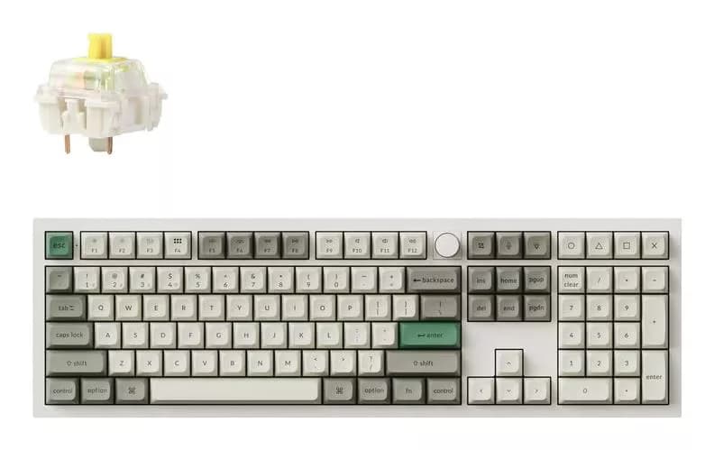 Keychron Q6 Max RGB Wireless - Shell White (Q6M-P4)