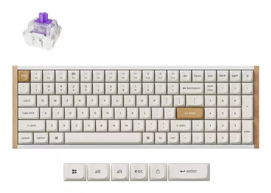 Keychron K4 HE Special Edition Wireless, White, K4H-Q1