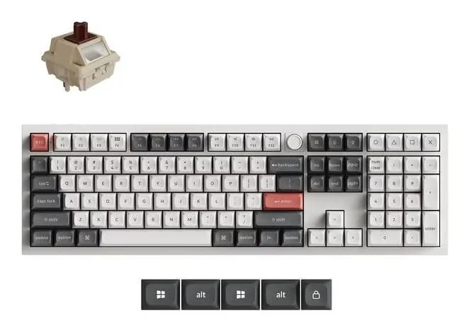 Keychron Q6 Ultra Wireless White Q6U-P3