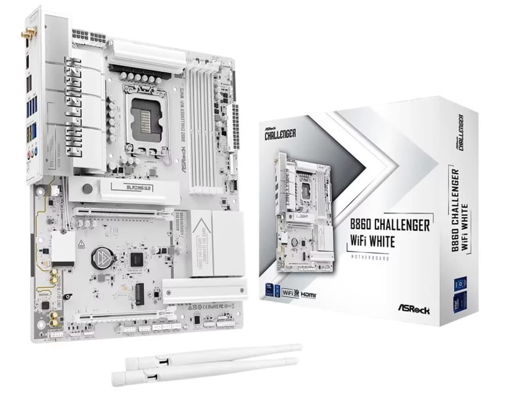 ASRock B860 Challenger WiFi White