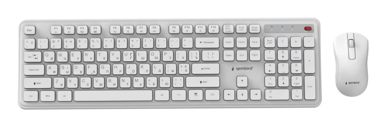 Gembird Wireless Keyboard and Mouse Combo