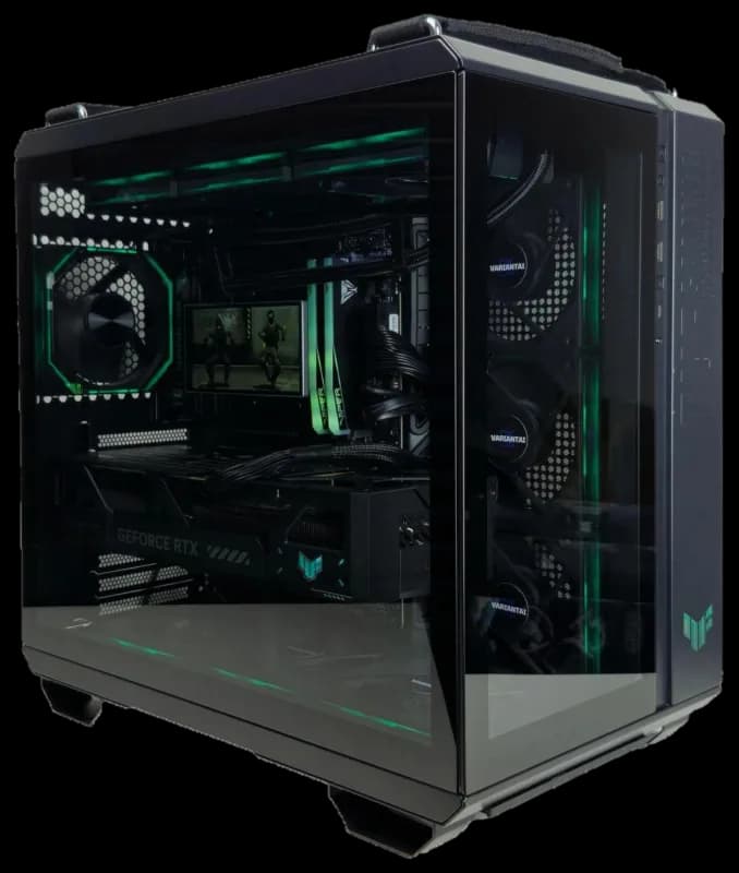 Žaidimų kompiuteris AMD Ryzen 7 9800X3D / RTX 5080 16GB / 32GB DDR5 / 2TB NVMe